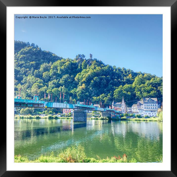 Traben-Trarbach, Germany Framed Mounted Print by Marie Boyle