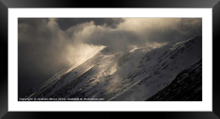 Last Light Framed Mounted Print by Graham Binns