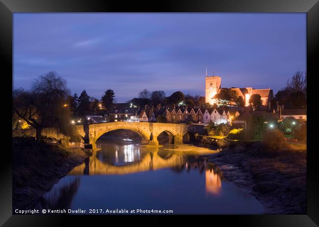 Aylesford Bridge Framed Print by Kentish Dweller