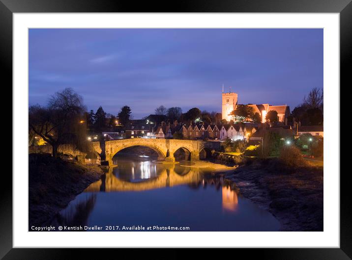 Aylesford Bridge Framed Mounted Print by Kentish Dweller