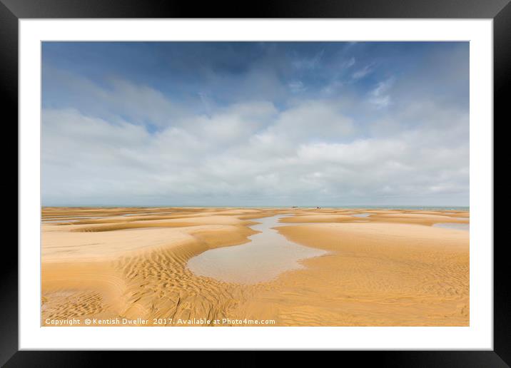 Goodwin Sands Framed Mounted Print by Kentish Dweller