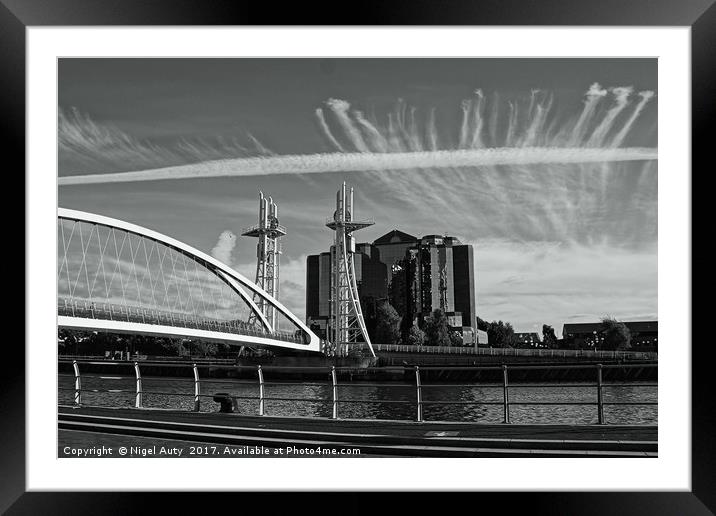 Architectural Sky's Framed Mounted Print by Nigel Auty