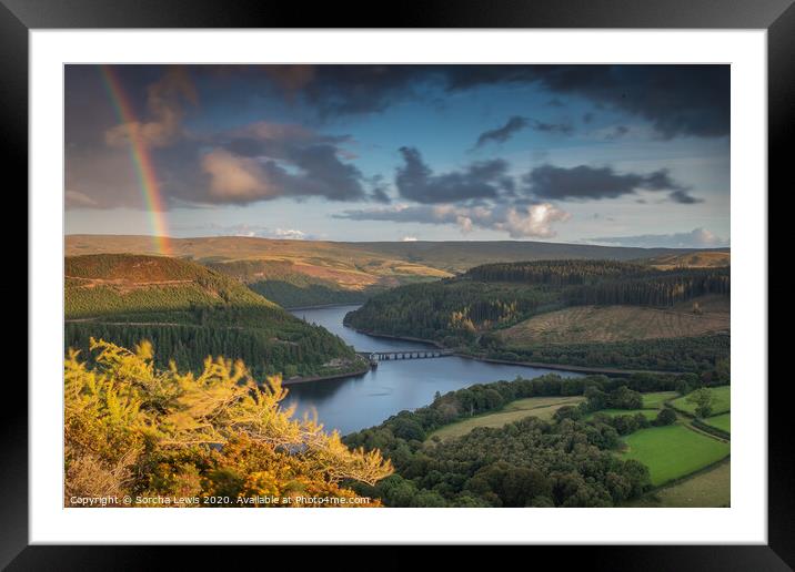 Welsh Gold in the Elan Valley Framed Mounted Print by Sorcha Lewis
