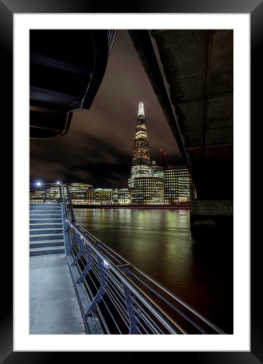 The Shard, London, England Framed Mounted Print by John Hall