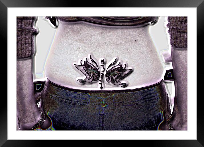 Body Art    2144_63110 Framed Mounted Print by julie williams