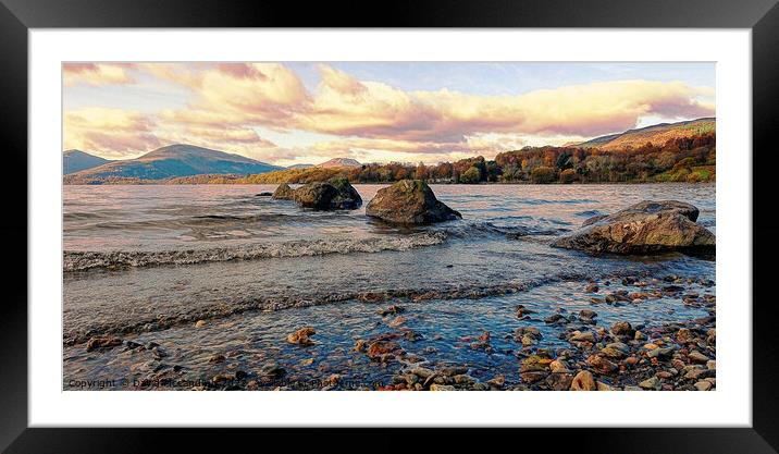 Loch Lomond Framed Mounted Print by David Mccandlish