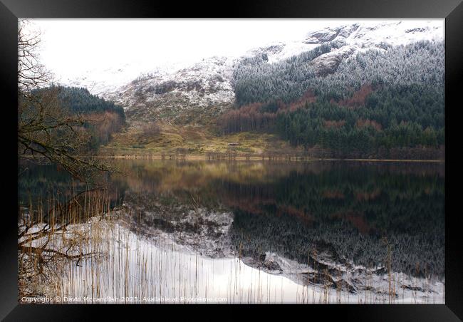 LOCH CHON  Framed Print by David Mccandlish