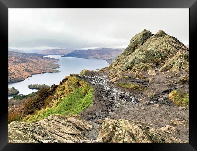 Ben A'an  Framed Print by David Mccandlish