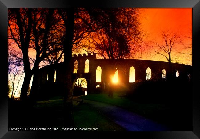 Oban McCaigs Folly  Framed Print by David Mccandlish