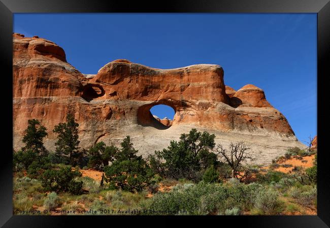 Fabulous Tunnel Arch   Framed Print by Christiane Schulze