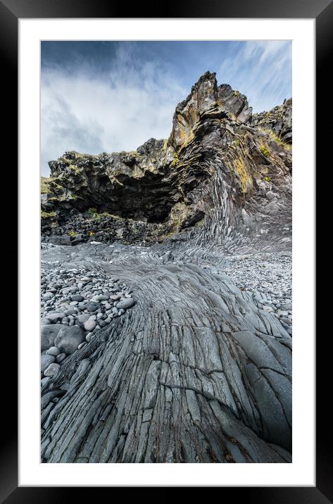 Hellnar Beach, Snæfellsnes Peninsula, Iceland Framed Mounted Print by John Illingworth