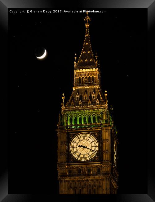 Big Ben Framed Print by Graham Degg