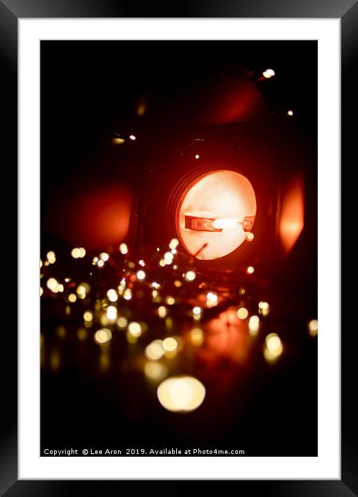 Lights Framed Mounted Print by Lee Aron