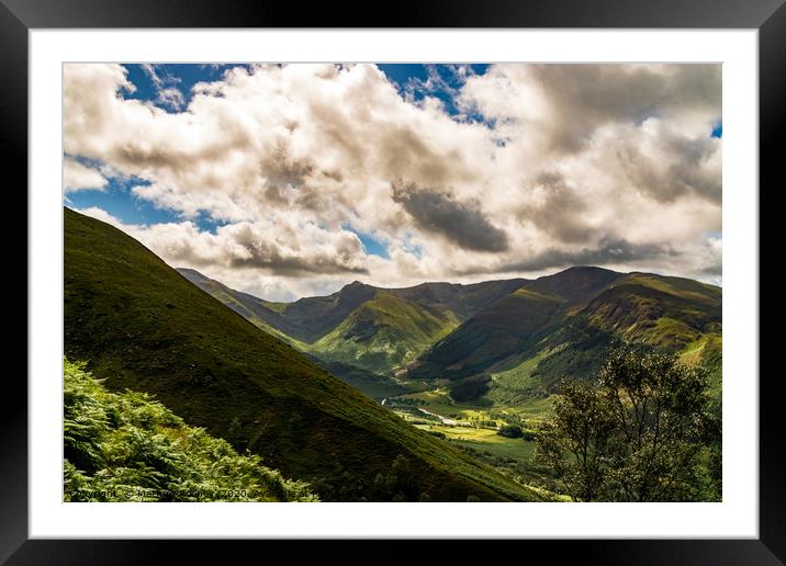 Majestic View of Glen Nevis Framed Mounted Print by Mathew Rooney