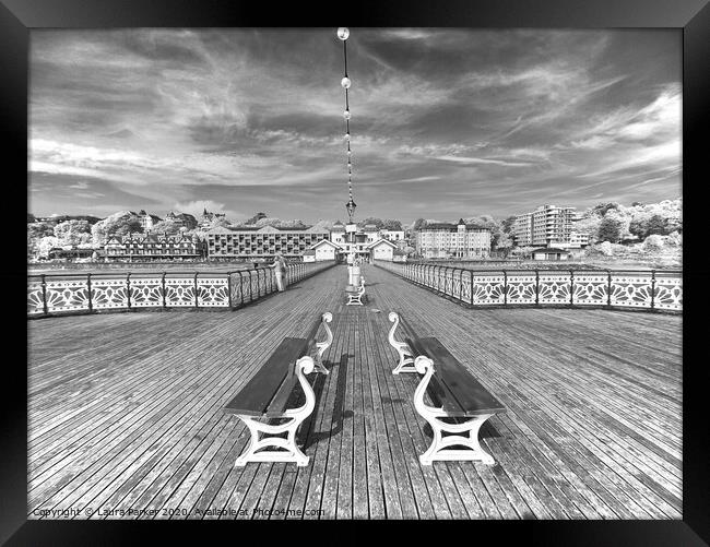 Penarth Pier Framed Print by Laura Parker