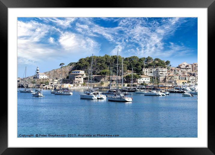  Puerto de Soller                               Framed Mounted Print by Peter Stephenson