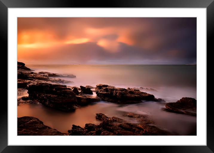  Sunset at Westpoint - Tasmania - Australia        Framed Mounted Print by imi koetz