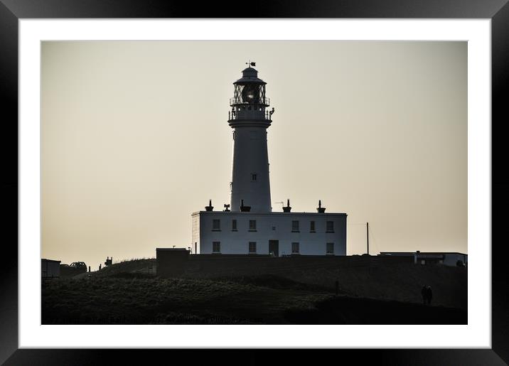 Flamborough Head Lighthouse Framed Mounted Print by Paul Baldwin