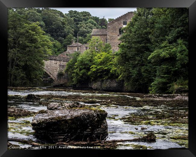 Aysgarth Mill Framed Print by Trevor Ellis