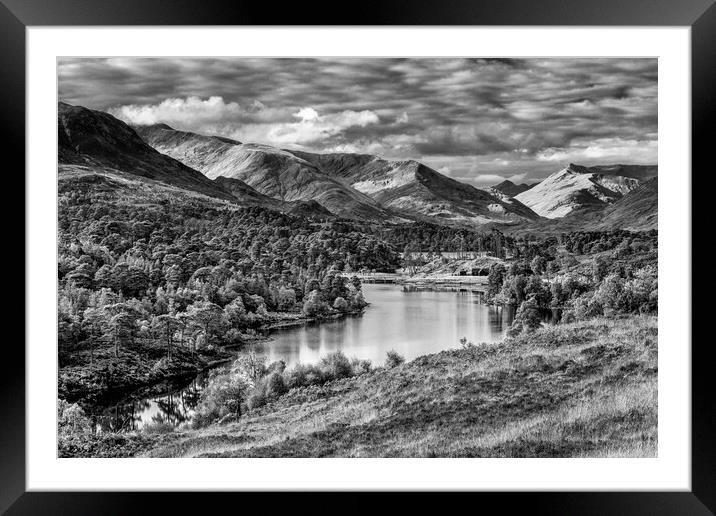 Glen Affric Approaching Winter Framed Mounted Print by John Frid