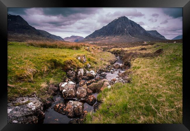 Buachaille Etive Mor  Framed Print by John Frid