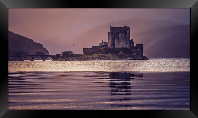 Eilean Donan Castle at Sunrise Framed Print by John Frid