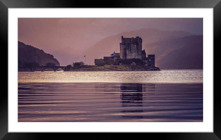 Eilean Donan Castle at Sunrise Framed Mounted Print by John Frid