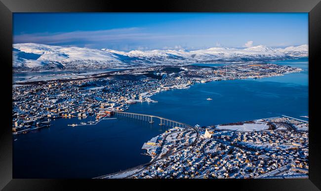 Tromso Panorama Framed Print by John Frid