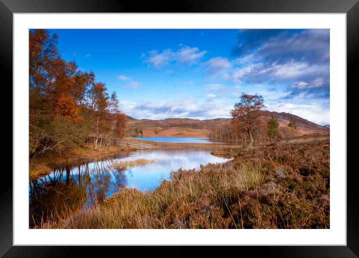 Loch Tarff in the Scottish Highlands Framed Mounted Print by John Frid