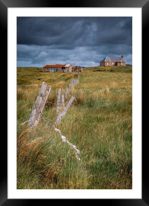 The Forgotten Bothy in the Scottish Highlands Framed Mounted Print by John Frid