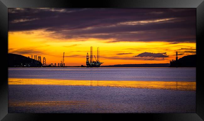 Cromarty Firth Sunrise Framed Print by John Frid