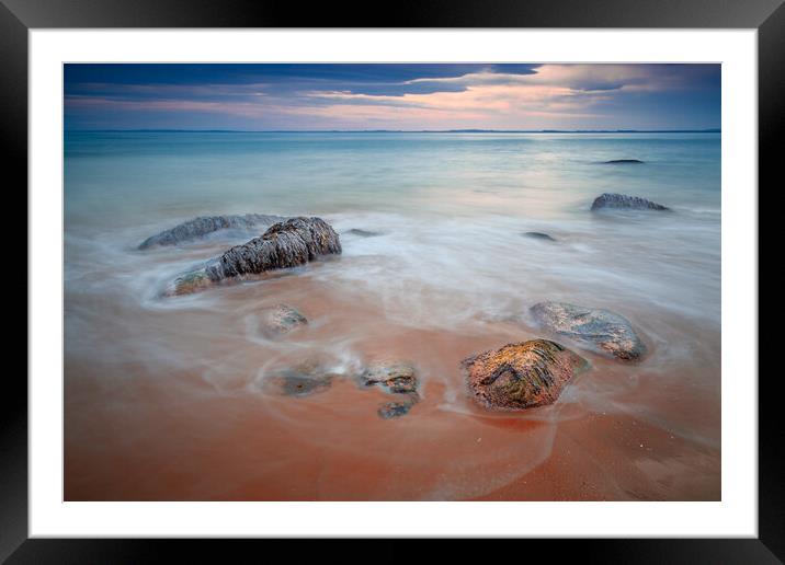 Dornoch Beach Sunrise Framed Mounted Print by John Frid