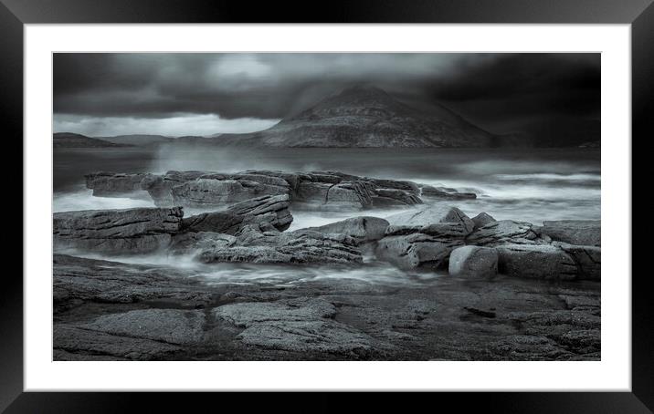 Elgol View to the Black Cuillins - Isle of Skye Framed Mounted Print by John Frid