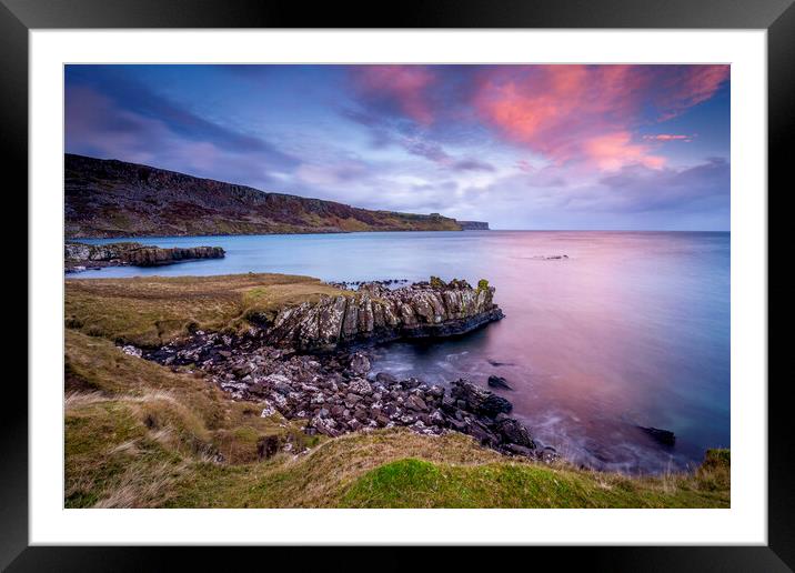 Sunrise at Brothers Point on the Isle of Skye Framed Mounted Print by John Frid