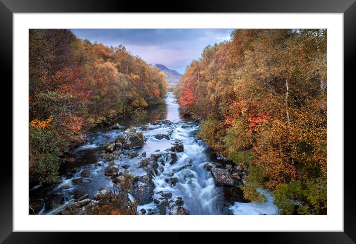 River Moriston at Sunrise Framed Mounted Print by John Frid