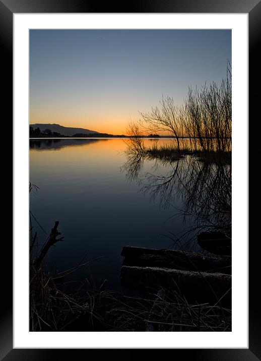 A little quiet Framed Mounted Print by Gordon Sime