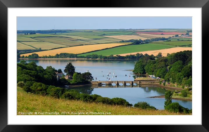 Early Morning at Bowcombe Creek Framed Mounted Print by Paul F Prestidge