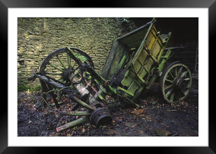 End of The Road! Framed Mounted Print by Paul F Prestidge