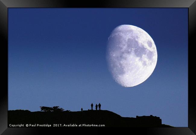 Moonwatchers Framed Print by Paul F Prestidge