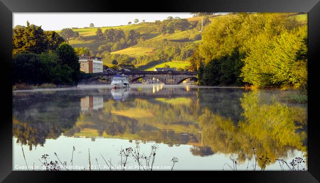 The River Dart at Totnes Framed Print by Paul F Prestidge