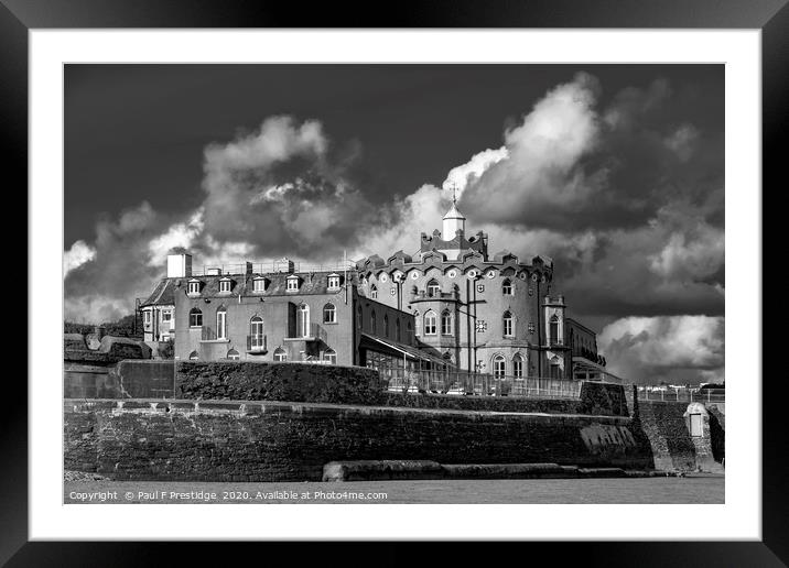 The Redcliffe Hotel Paignton Framed Mounted Print by Paul F Prestidge