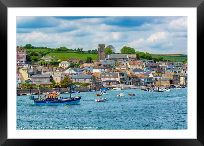 Salcombe harbour 2 Framed Mounted Print by Paul F Prestidge