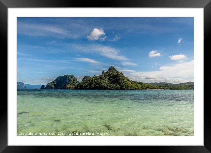 Tropical nature Framed Mounted Print by Marco Bicci