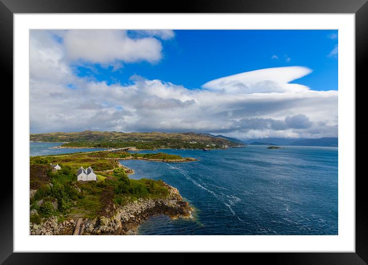 View of Kyle of Lochalsh Framed Mounted Print by Marco Bicci