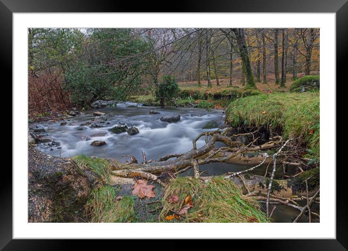 River Nanmor Snowdonia Framed Mounted Print by Alan Barr