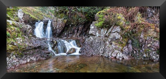 Waterfall Cascade Framed Print by Alan Barr