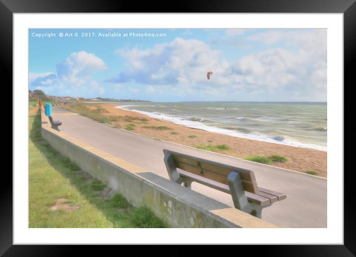 A Blustery Day Framed Mounted Print by Art G