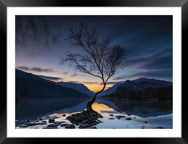 Llyn Padarn Framed Mounted Print by Graham Morris