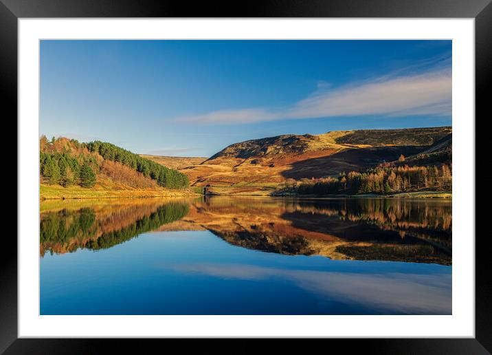 Dovestone Reservoir  Framed Mounted Print by Graham Morris