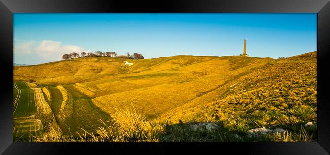 Cherhill White Horse, Wiltshire, Calne, UK 2  Framed Print by Michaela Gainey